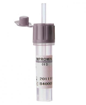 Микропробирки с капилляром, 0,5 мл,10х45 мм, 20 шт/упак, пластик, для взятия капиллярной крови для, исследования глюкозы и лактаты