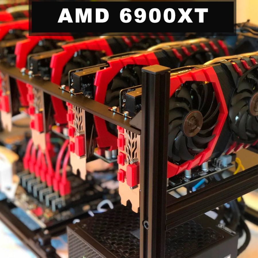 Майнинг Ферма AMD Radeon 6900XT 16Gb 4-6-8-12 видеокарт