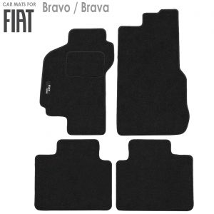 Коврики текстильные для Fiat Bravo I - Brava в салон автомобиля Doumat (Польша) черные