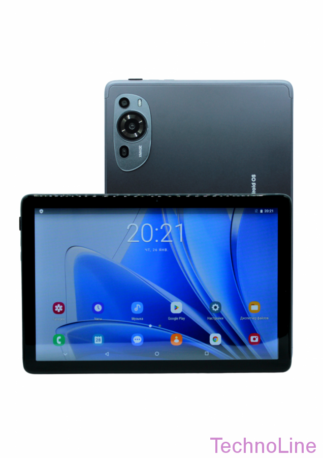 Планшет Umiio P60 с экраном 10,1 дюймов, 6/128ГБ, Android 12, Синий LTE (клавиатура +мышка +чехол)