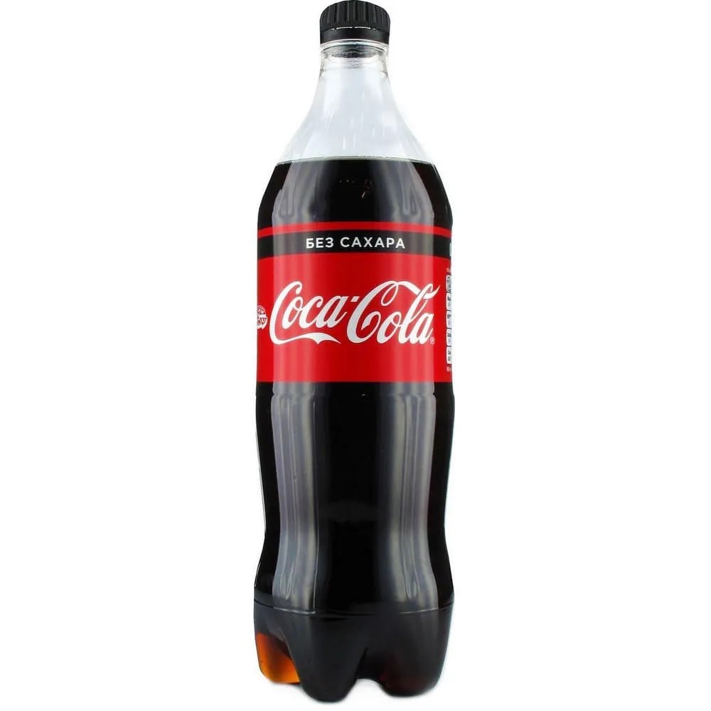 Напиток безалкогольный газированный Coca-Cola zero, 1л