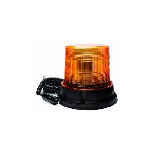 Маяк импульсный МИМ 06 оранжевый 140мм на магните 12-24 вольт ip55