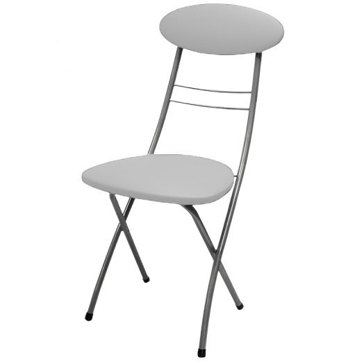 Складной стул  COMPACT (Цвет обивки Белый)