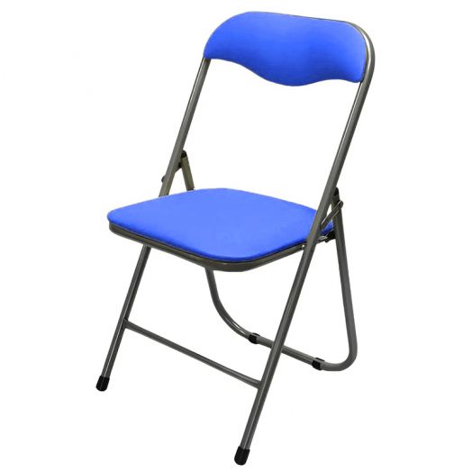 Складной стул  РС 04 (Цвет обивки Синий)
