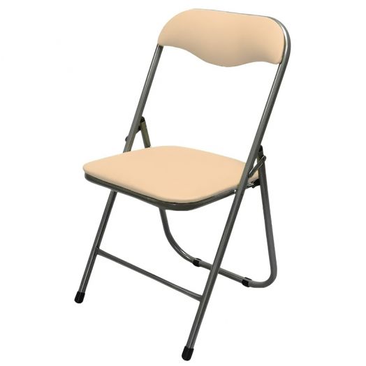 Складной стул  РС 04 (Цвет обивки Бежевый)