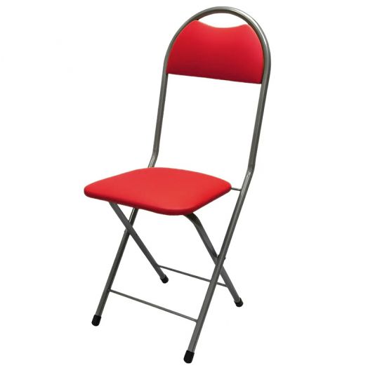 Складной стул  ДУГА (Цвет обивки Красный)