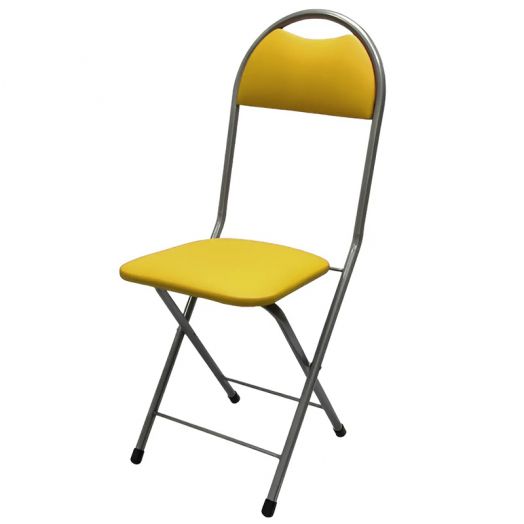 Складной стул  ДУГА (Цвет обивки Жёлтый)