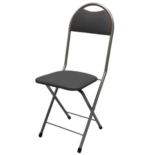 Складной стул  ДУГА (Цвет обивки Чёрный)