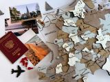 Карта России из дерева подарок путешественнику, путешествия по России