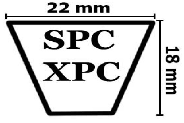 Ремень узкоклиновой SPC-3750 Lp