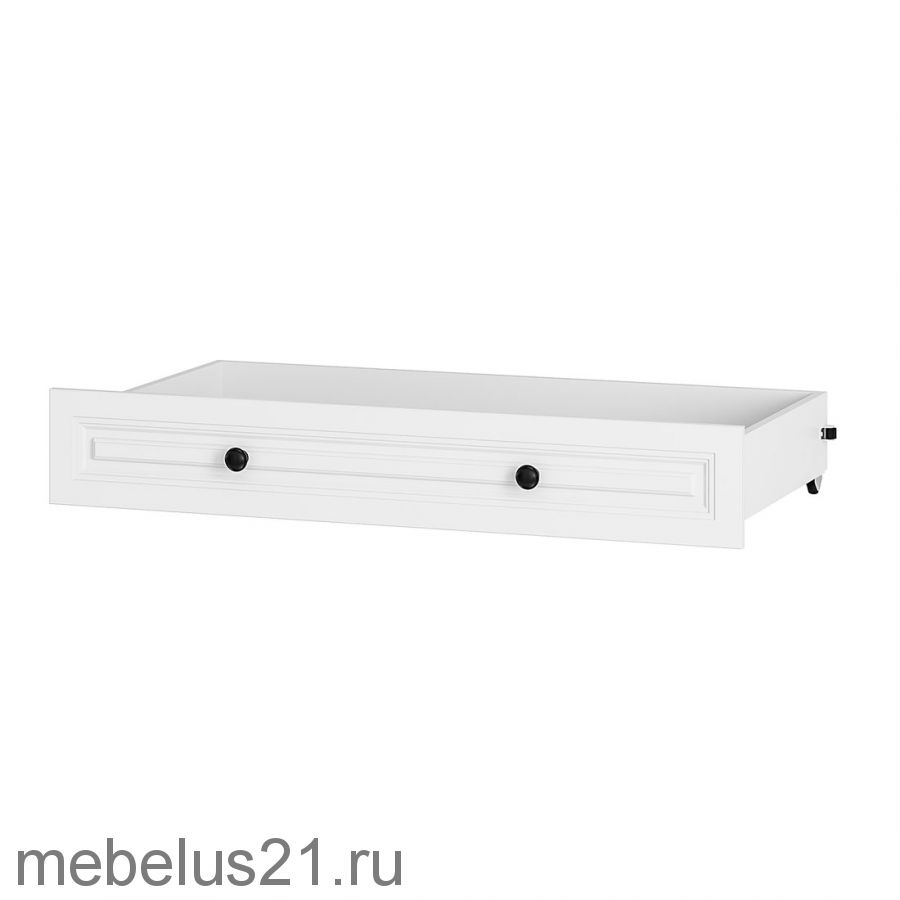 Ящик для кроватей Софт КР-01; КР-06 белый/эмаль белая
