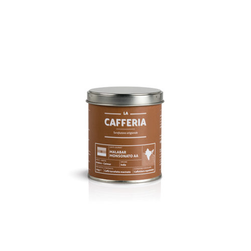 Кофе молотый арабика 100% Малабар 125 г, Caffe' macinato Malabar La Cafferia 125 gr