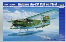 Сборная модель транспортный самолет Ан-2V вариант гидросамолет 1:72