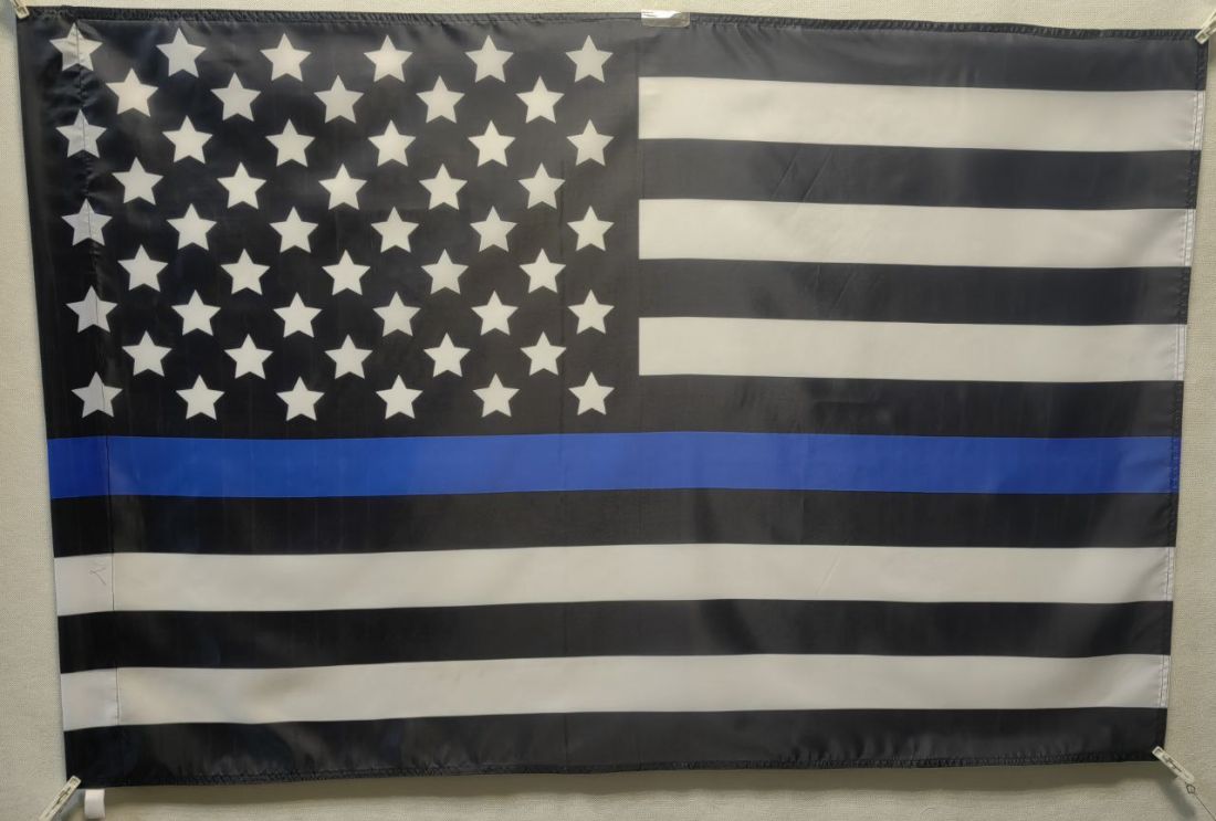 Флаг полиции США 135х90см