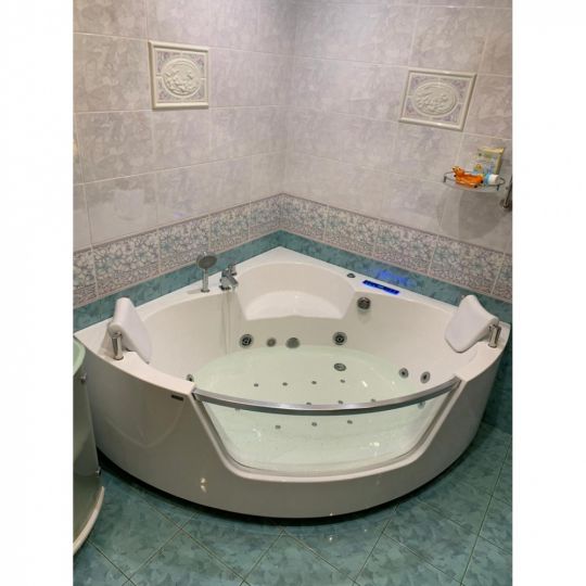 Акриловая ванна Frank F164 140х140 с гидромассажем схема 8