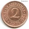 Маврикий 2 цента 1965
