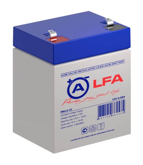 Аккумулятор ALFA 4.5-12 12 В 4,5 А/ч