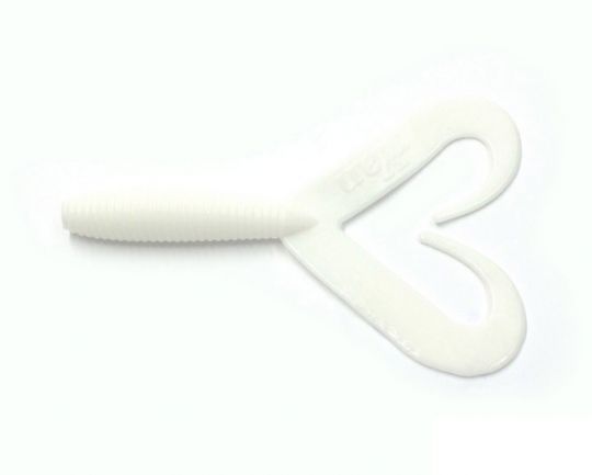 Твистер YAMAN PRO Loop-Two р.2 inch цвет  #01 - White (уп.10 шт)