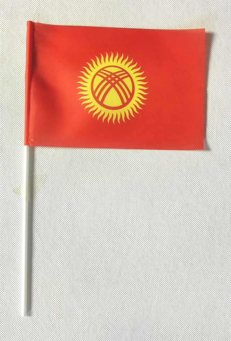 Флажок Кыргызстан 14х20см.