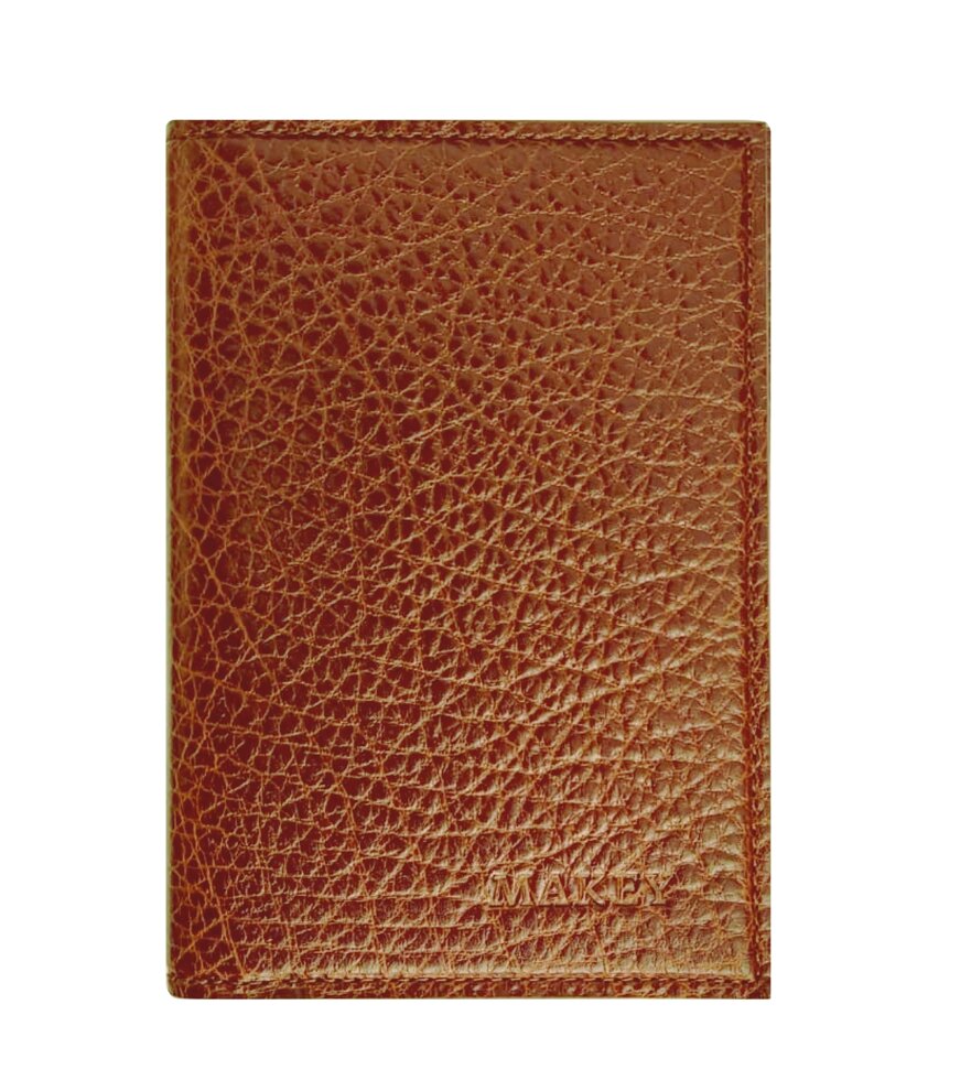 Макей Обложка для паспорта с карманами «Классика». Цвет тоскана