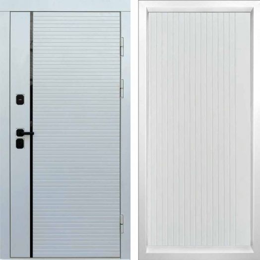 Входная дверь Termo-door WHITE LINE FLAT Белый Софт