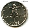 Латвия 1 лат 2004