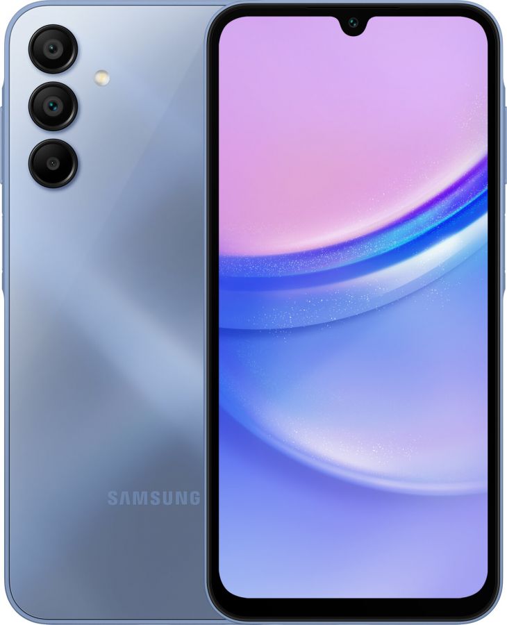 Смартфон Samsung Galaxy A15 4G 6/128 ГБ, Dual nano SIM, синий EU