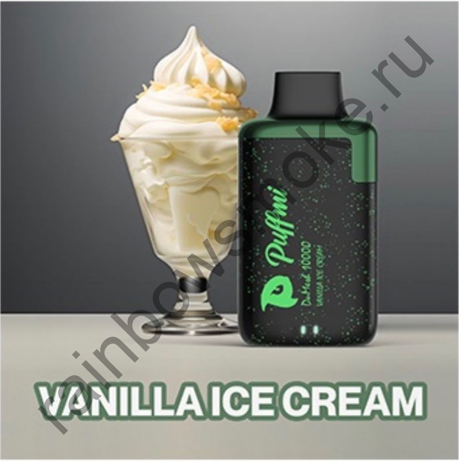Электронная сигарета Puffmi DuMesh 10000 - Vanilla Ice Cream (Ванильное Мороженое)