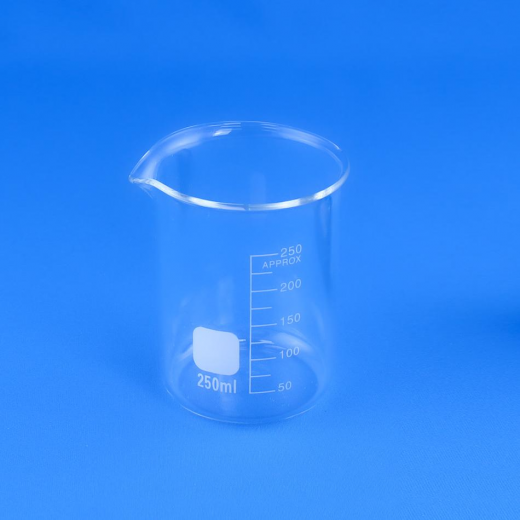 УЦЕНКА Стакан лабораторный низкий 5drops Н-1-250, 250 мл, стекло Boro 3.3, градуированный