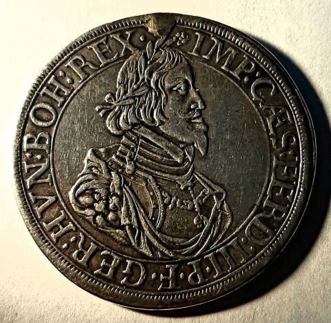1 талер 1641 Аугсбург Священная Римская Империя AUNC-XF