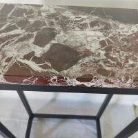 Консоль, столик из красного мрамора