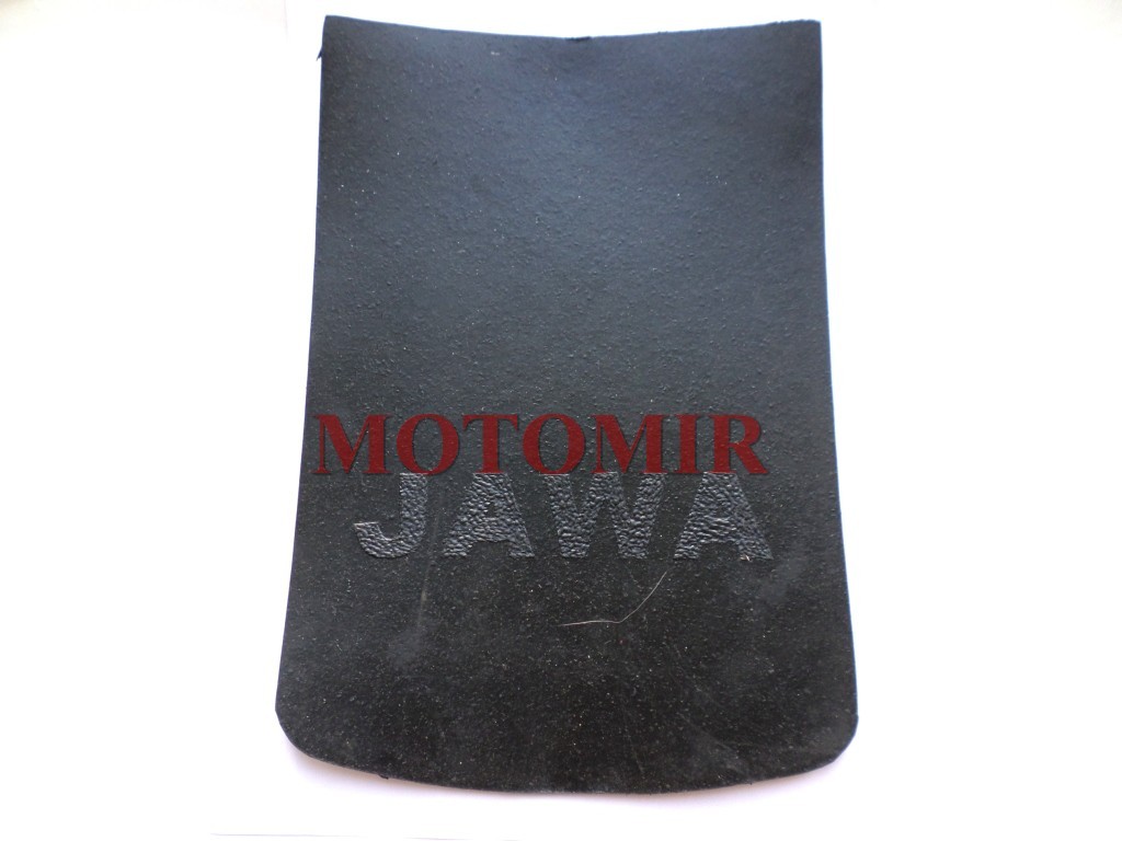 Брызговик Ява с надписью JAWA (резиновый) (черный)