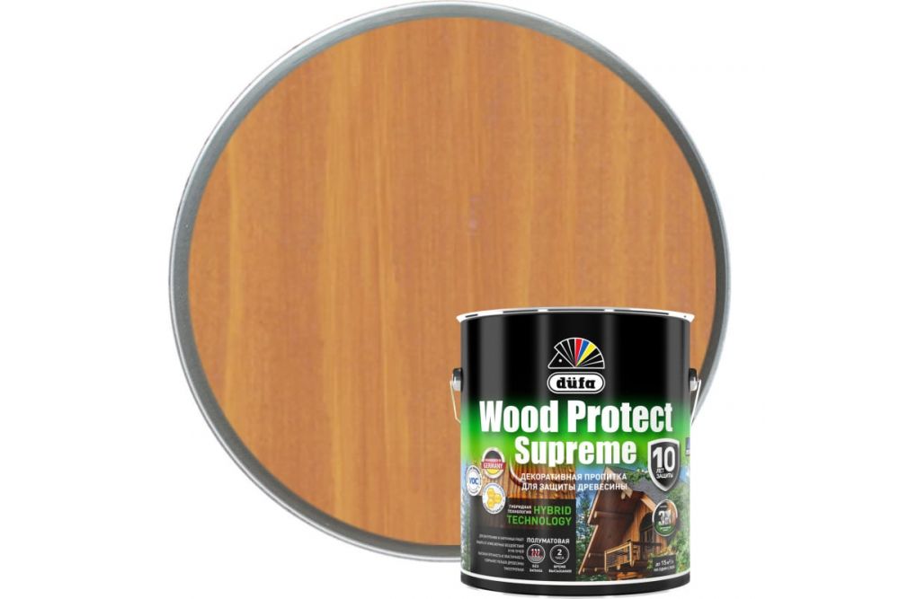 Пропитка по Дереву Dufa Wood Protect Supreme 0.75л Сибирская ...