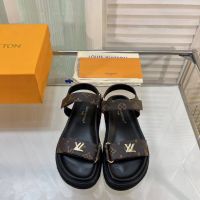 Босоножки LOUIS VUITTON PREMIUM коричневые