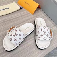 Шлепанцы LOUIS VUITTON PREMIUM белые