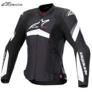 Мотокуртка женская Alpinestars Stella T-GP Plus R V4, Черно-белая