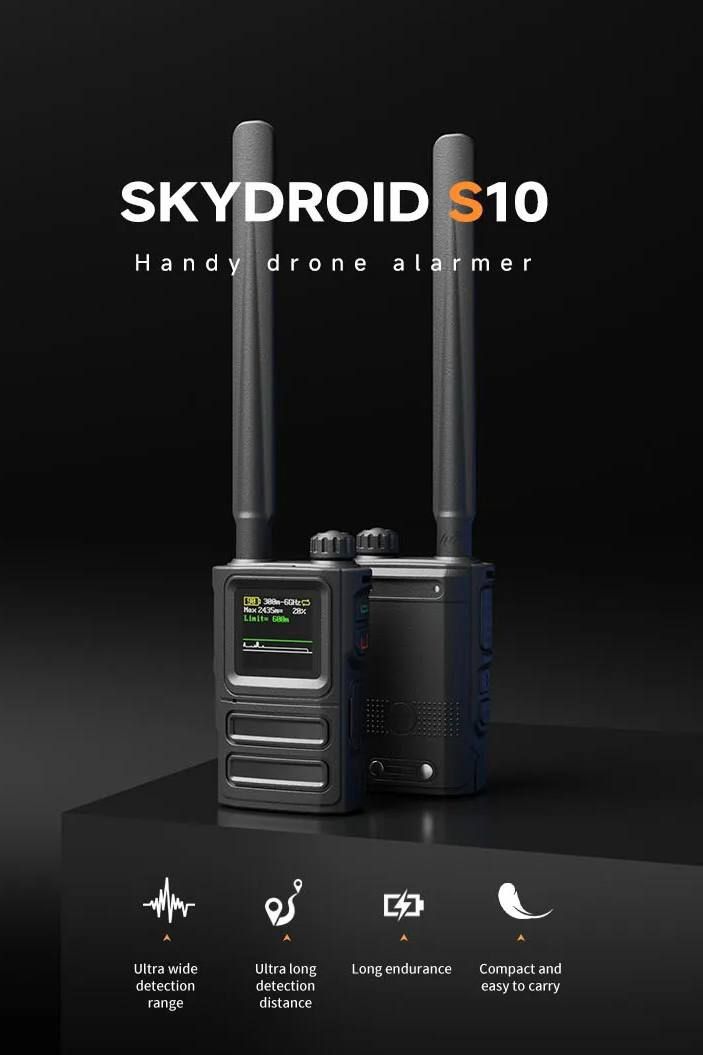 SKYDROID S-10 / «СОКОЛ 10» портативный всенаправленный детектор-обнаружитель дронов