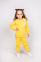 Комплект детский джемпер+брюки 0454 (м) [желтый]