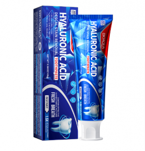 (Мятая коробка) Зубная паста для деликатного отбеливания зубов с гиалуроновой кислотой (10842)