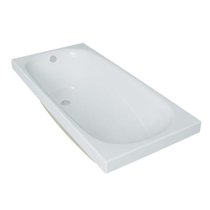 Акриловая ванна 1ACreal Riga 150х70, прямоугольная, белая Щ0000040945