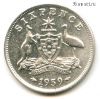 Австралия 6 пенсов 1959