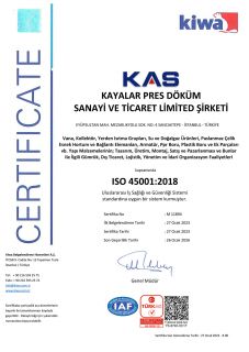 KAS SERTİFİKAT