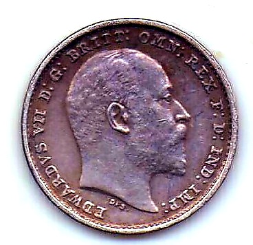 2 пенса 1902 Великобритания UNC