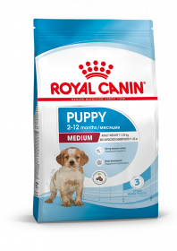 Royal Canin Medium Puppy Корм сухой для щенков средних размеров (вес 11-25 кг) до 12 месяцев (Медиум Паппи)
