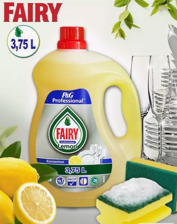 FAIRY Lemon Средство для мытья посуды 3.75 л