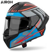 Шлем Airoh Matryx Rider, Черно-серо-синий