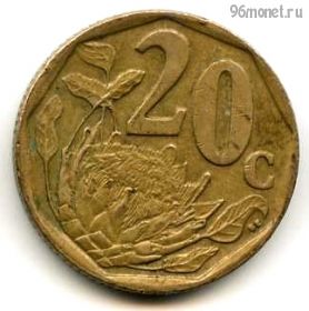 ЮАР 20 центов 2005