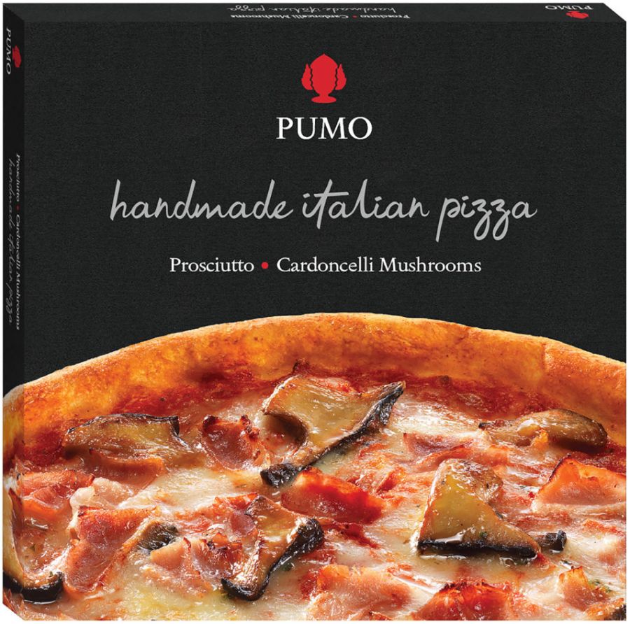 Пицца Pumo Прошутто с грибами кардончелли замороженная 340 г