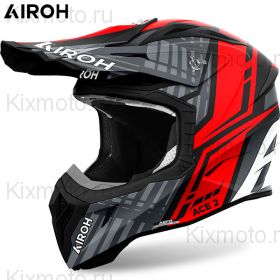 Шлем Airoh Aviator Ace 2 Proud, Серо-красный