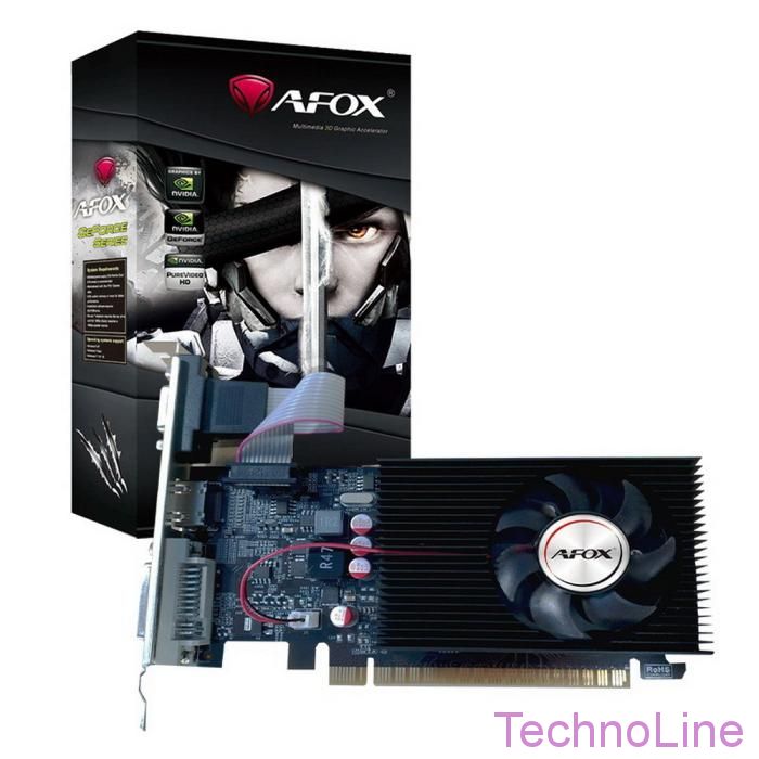 Видеокарта GeForce GT610 1Gb AFox AF610-1024D3L7-V6